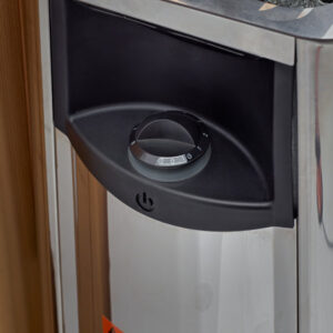 Golden Designs Gargellen 5-Person Hybrid PureTech™ Full Spectrum IR or Traditional Stove Outdoor Sauna in Canadian Hemlock