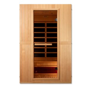 Golden Designs Maxxus "Serenity" Dual Tech 2-Person Low EMF FAR Infrared Sauna with Canadian Hemlock | MX-LS2-01