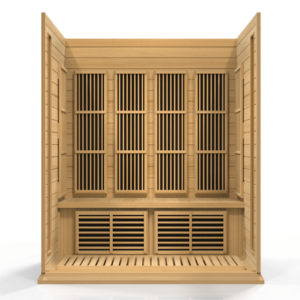 Golden Designs Maxxus 4-Person FAR Infrared Sauna - Low EMF | MX-K406-01