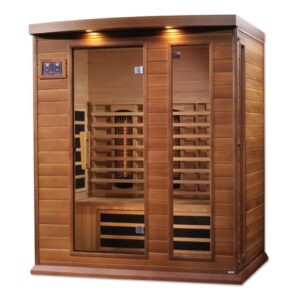 Golden Designs Maxxus 3-Person Full Spectrum Infrared Sauna with Canadian Red Cedar | MX-M306-01-FS CED