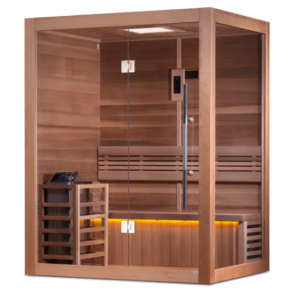 Golden Designs "Hanko Edition" 2 Person Indoor Traditional Steam Sauna | GDI-7202-01