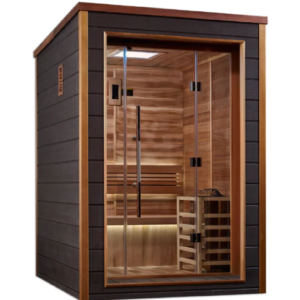 Golden Designs "Narvik" 2 Person Outdoor-Indoor Traditional Steam Sauna | GDI-8202-01