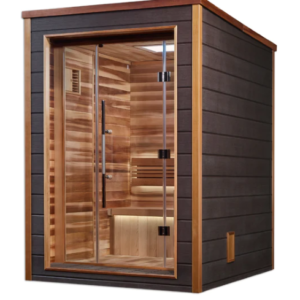 Golden Designs "Narvik" 2 Person Outdoor-Indoor Traditional Steam Sauna | GDI-8202-01