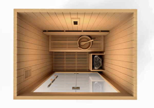 Golden Designs "Sundvall Edition" 2-Person Traditional Steam Sauna | GDI-7289-01