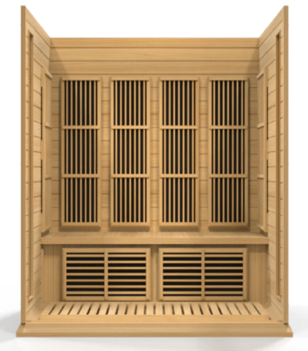 Golden Designs Maxxus 4-Person Low EMF FAR Infrared Sauna Canadian Red Cedar | MX-K406-01 CED